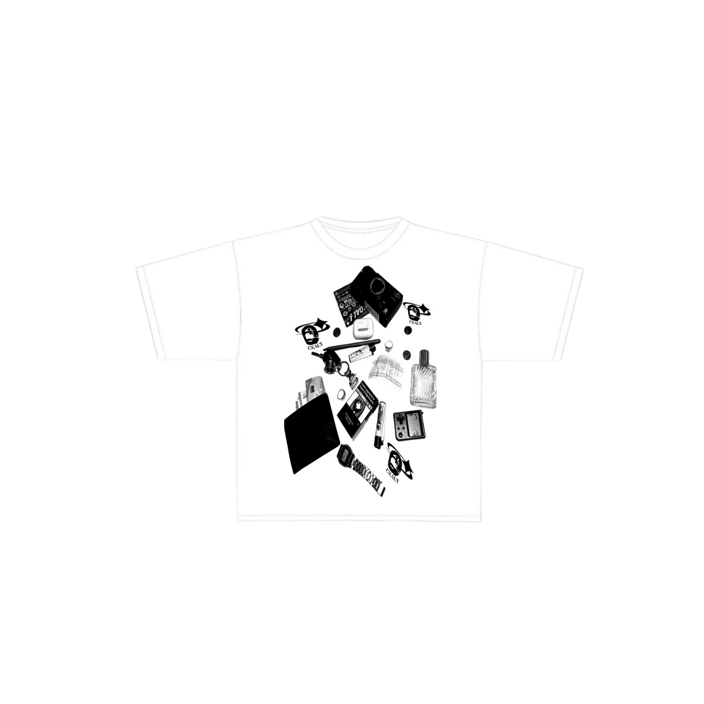 T-Shirt Empty your bag blanc