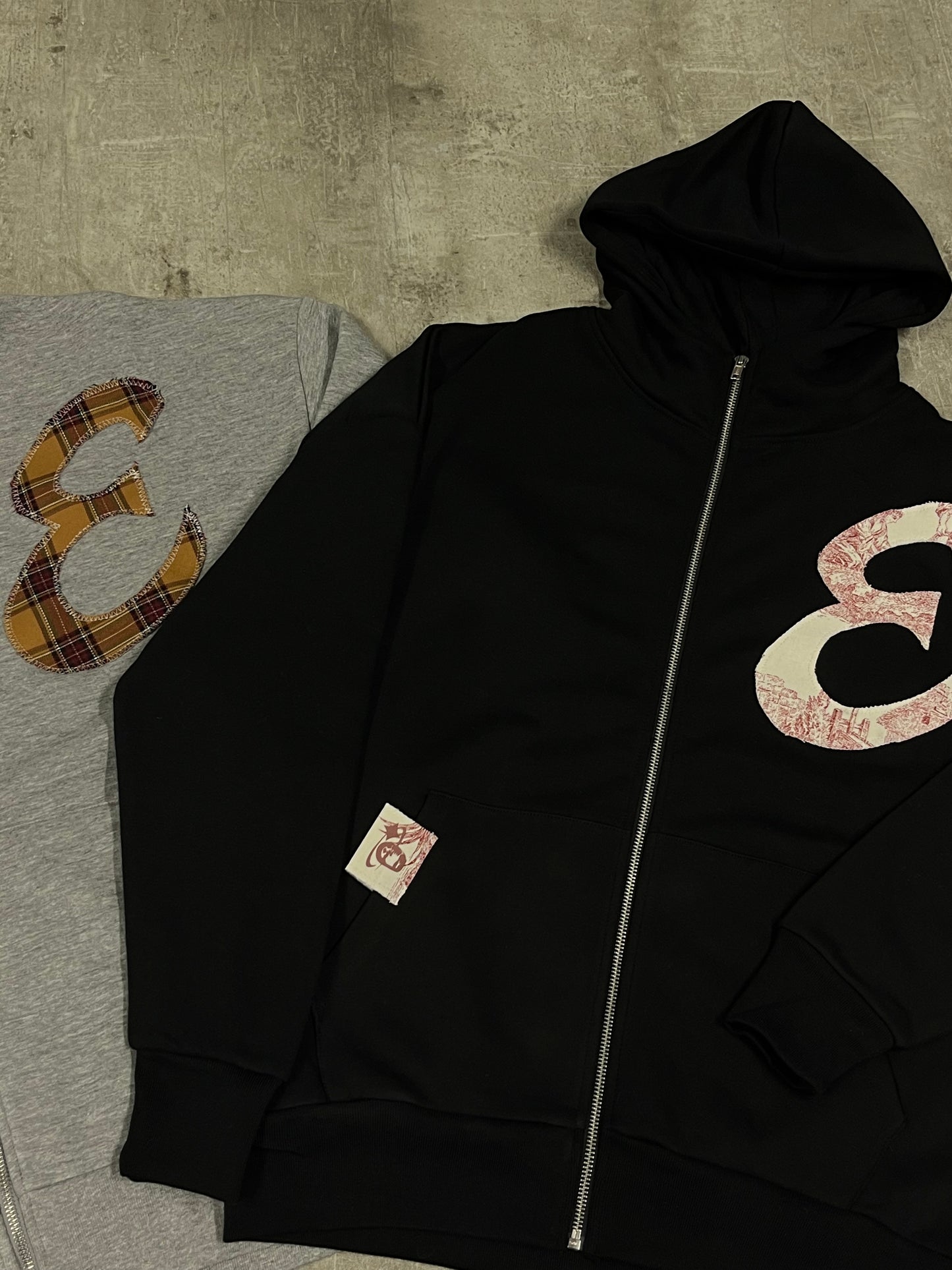 Zip MIC gris